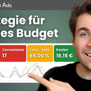 Google Ads mit kleinem Budget - So geht’s richtig!