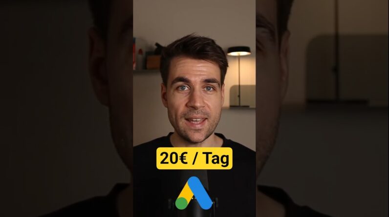 Google Ads mit kleinem Budget #shorts