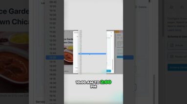 How to Add Multiple Timings to Restaurant Schema