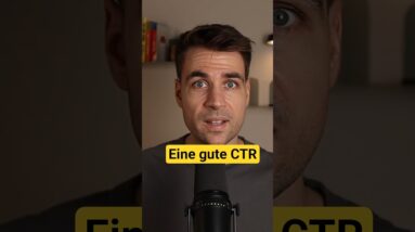 Was ist eine gute CTR in Google Ads? 🤔 #googleads