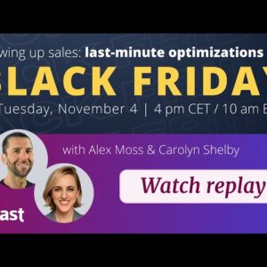 Brewing up sales: last-minute optimizations for Black Friday